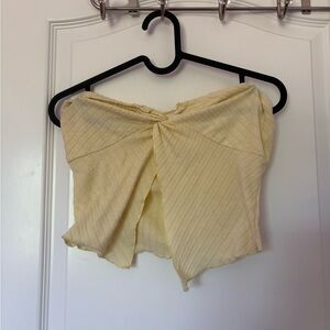 Yellow Women's Tube Top
